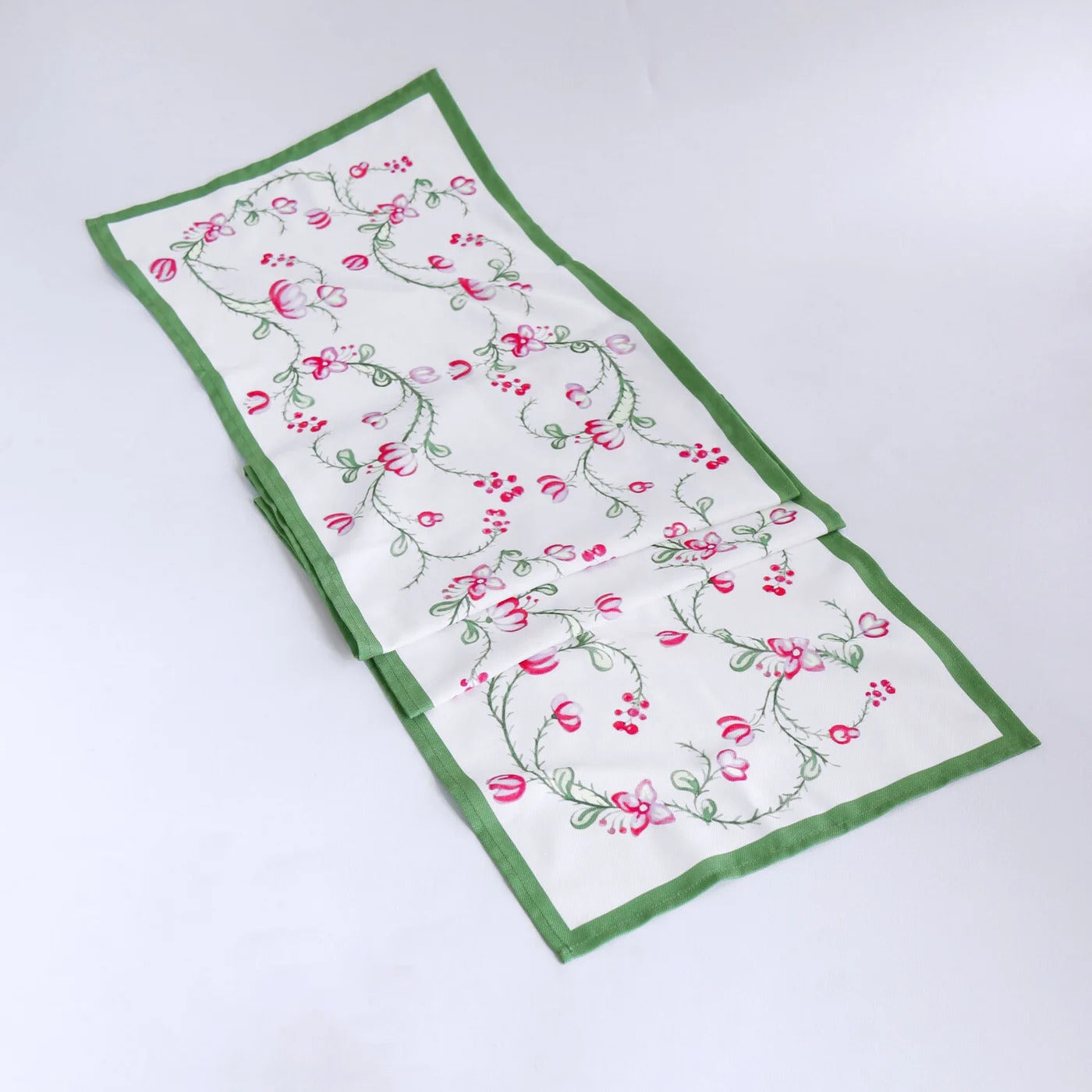 beatriz-ball-wholesale-linens-norelle-runner-108-x-18-green-and-red-floral