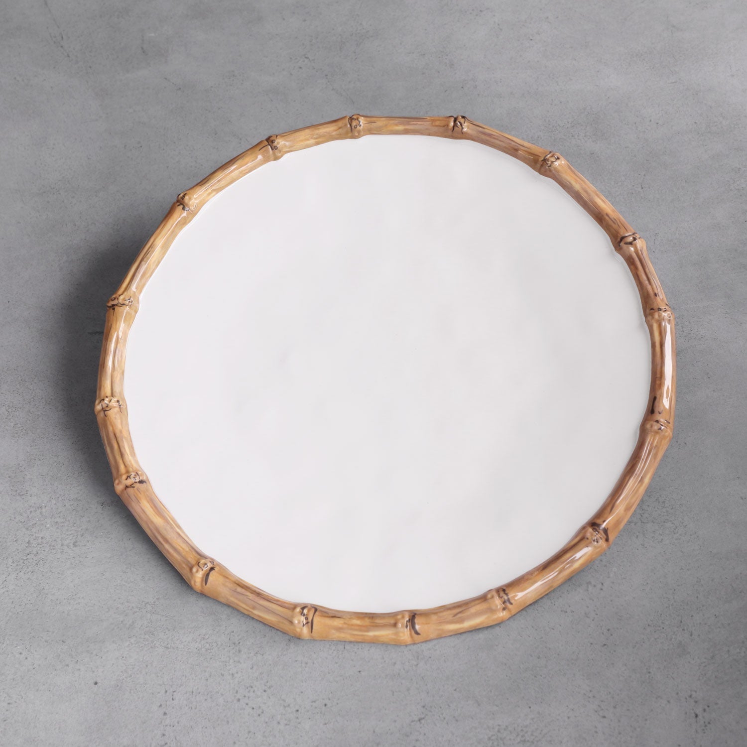 beatriz-ball-wholesale-vida-bamboo-13-charger-set-of-4-white-and-natural