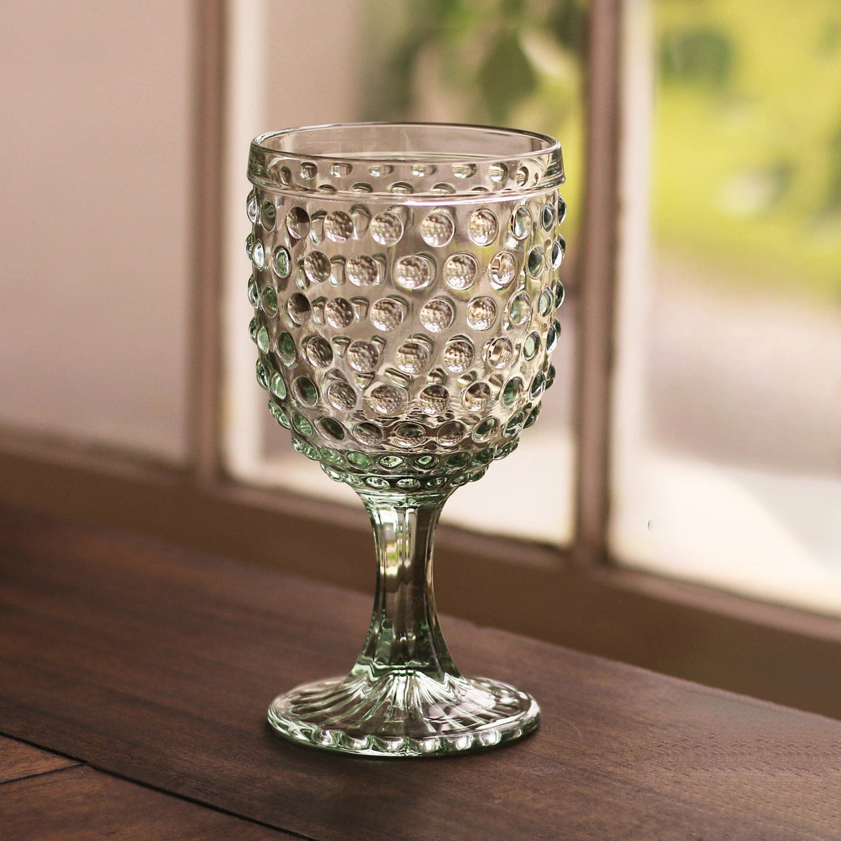 beatriz-ball-wholesale-glass-hobnail-all-purpose-set-of-4-moss-green