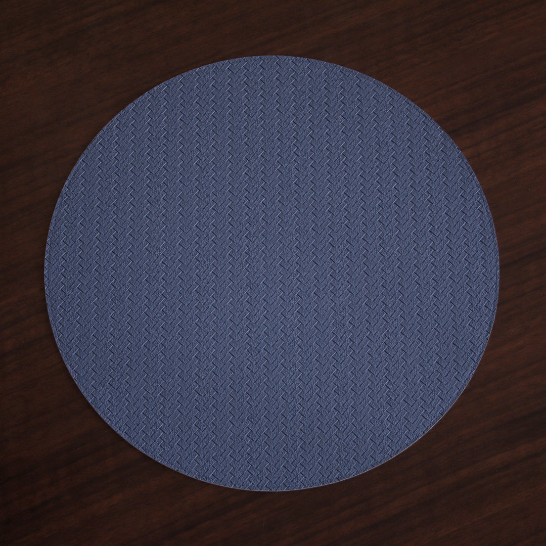 beatriz-ball-wholesale-vida-snakeskin-reversible-15-round-placemats-set-of-4-slate-blue-and-tan-brown