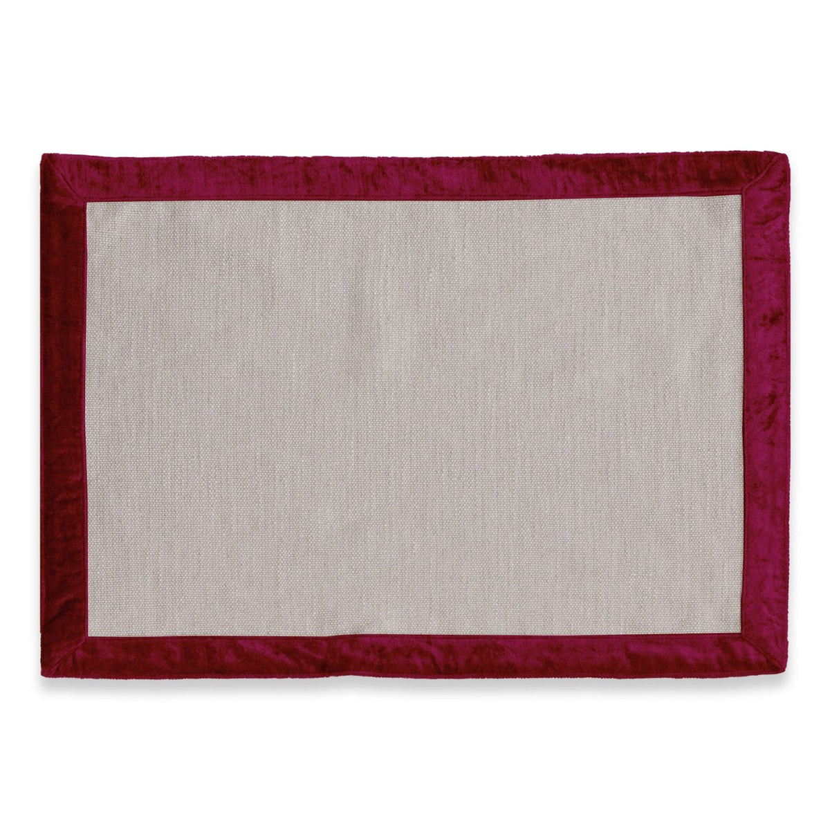 linens-velluto-napkins-with-border-set-of-4-beige-and-red