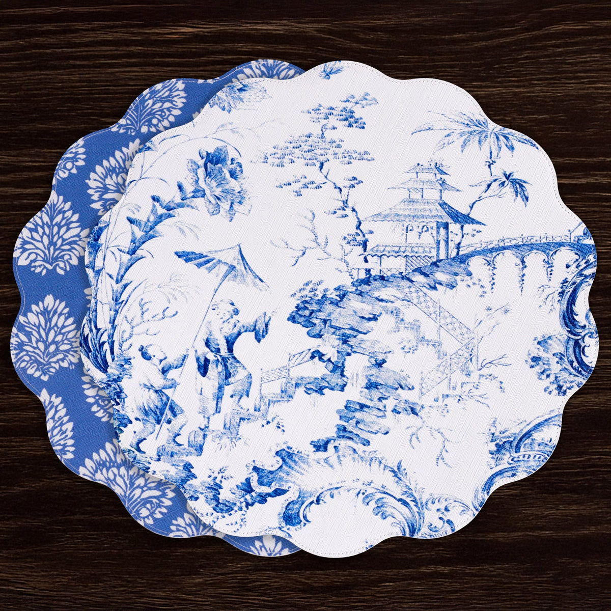 vida-chinoiserie-reversible-round-placemats-set-of-4-blue-white