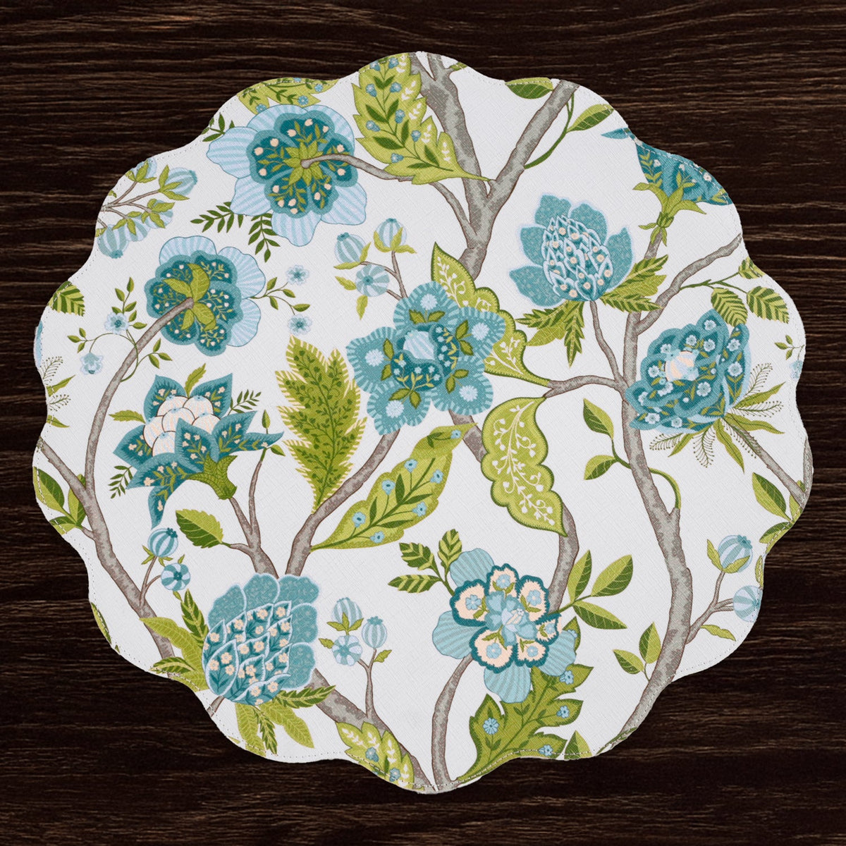 vida-blooms-branches-reversible-round-placemats-set-of-4-teal-green
