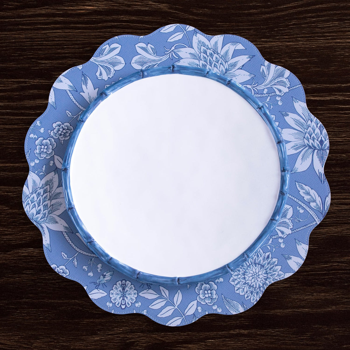 vida-flowers-pattern-reversible-round-placemats-set-of-4-blue-white