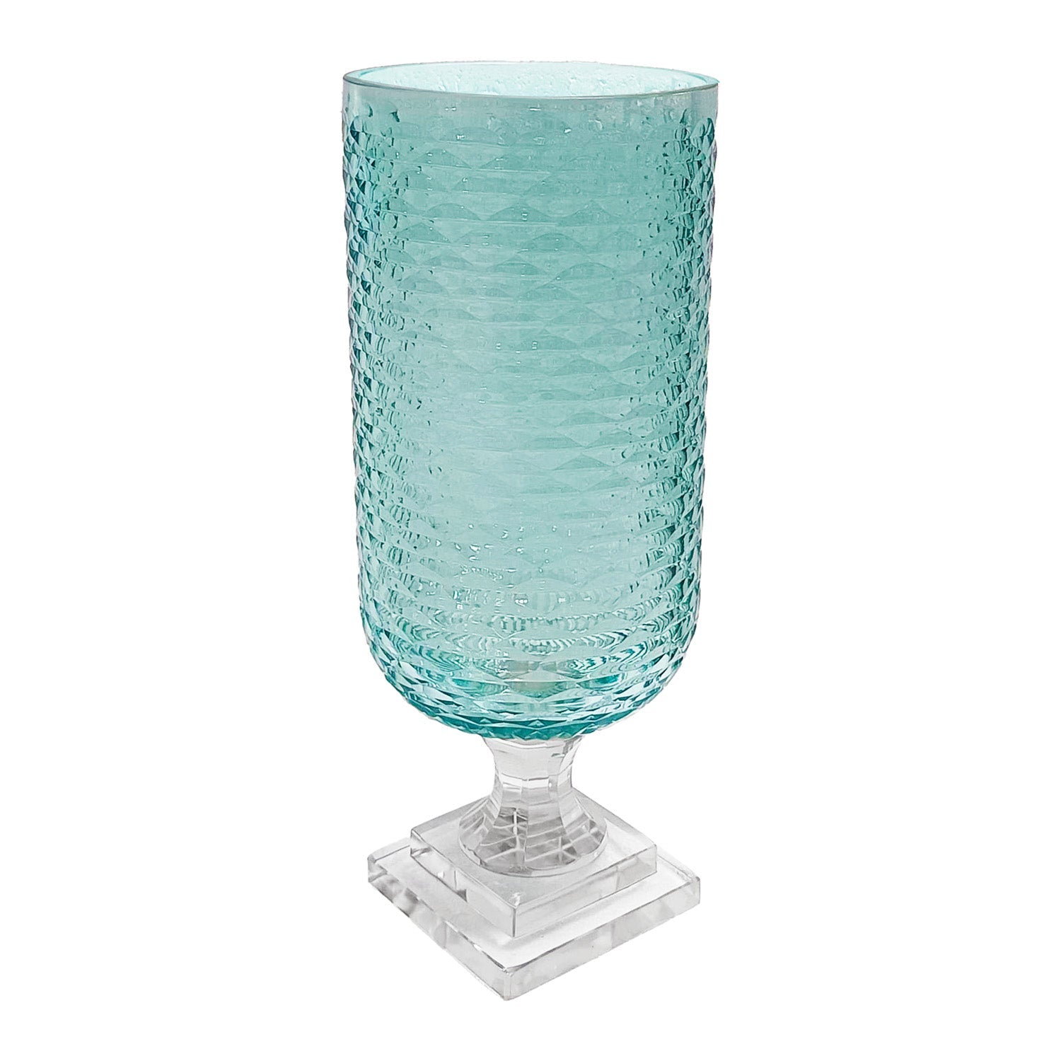 glass-eclat-tall-hurricane-pale-blue-clear