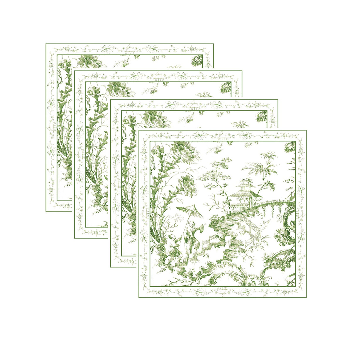 linens-chinoiserie-napkins-20-x-20-set-of-4-green-and-white
