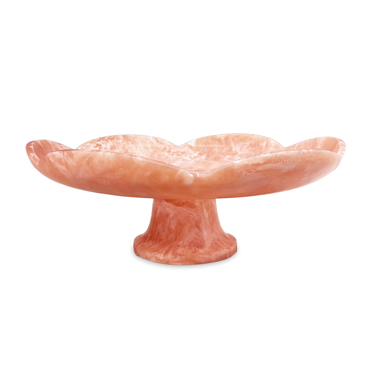 resin-amelia-pedestal-cake-plate-peach