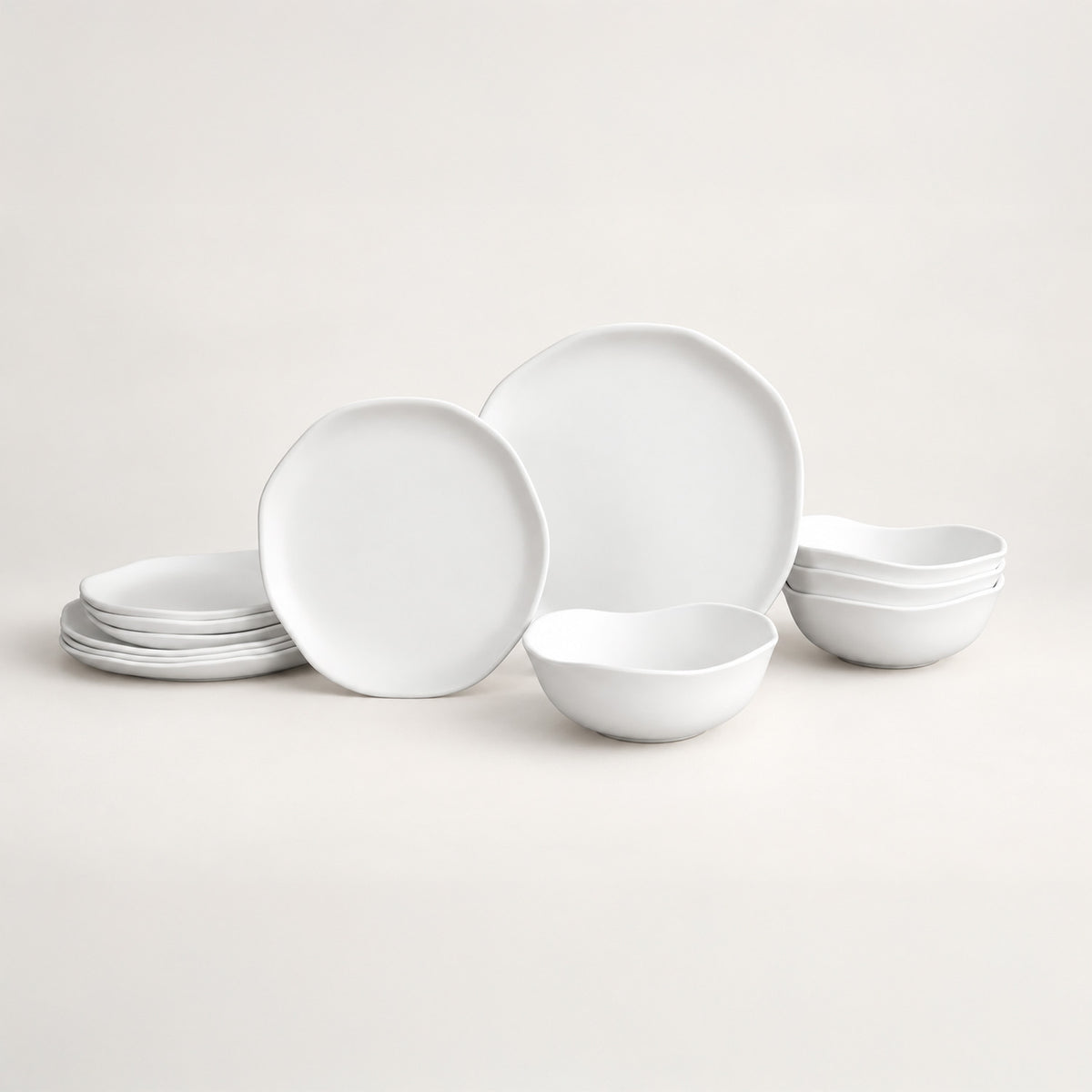 VIDA Nube Dinner Plate Set of 4 (White)