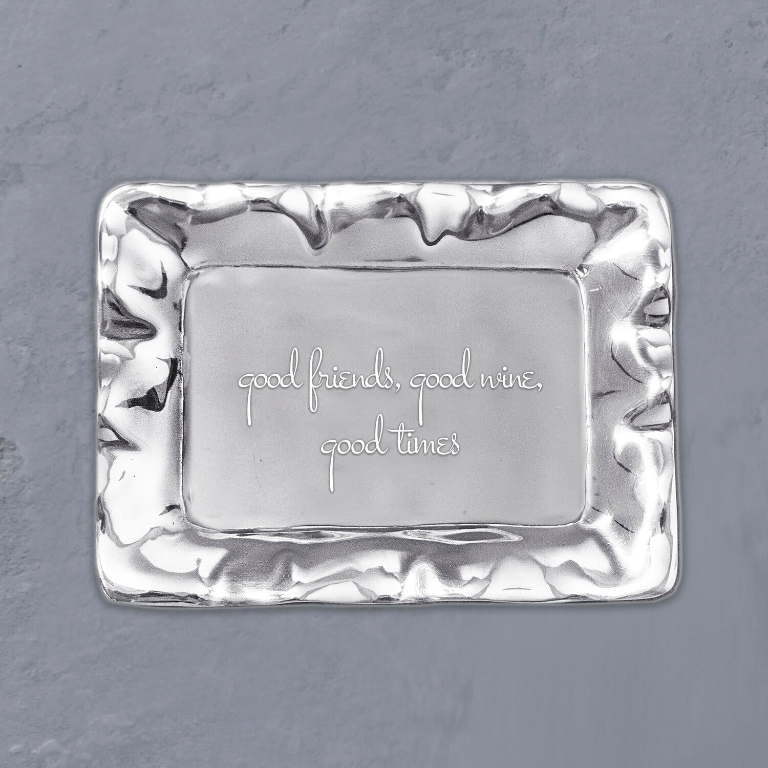 beatriz-ball-wholesale-giftables-vento-rectangular-engraved-tray-good-friends-good-wine-good-times