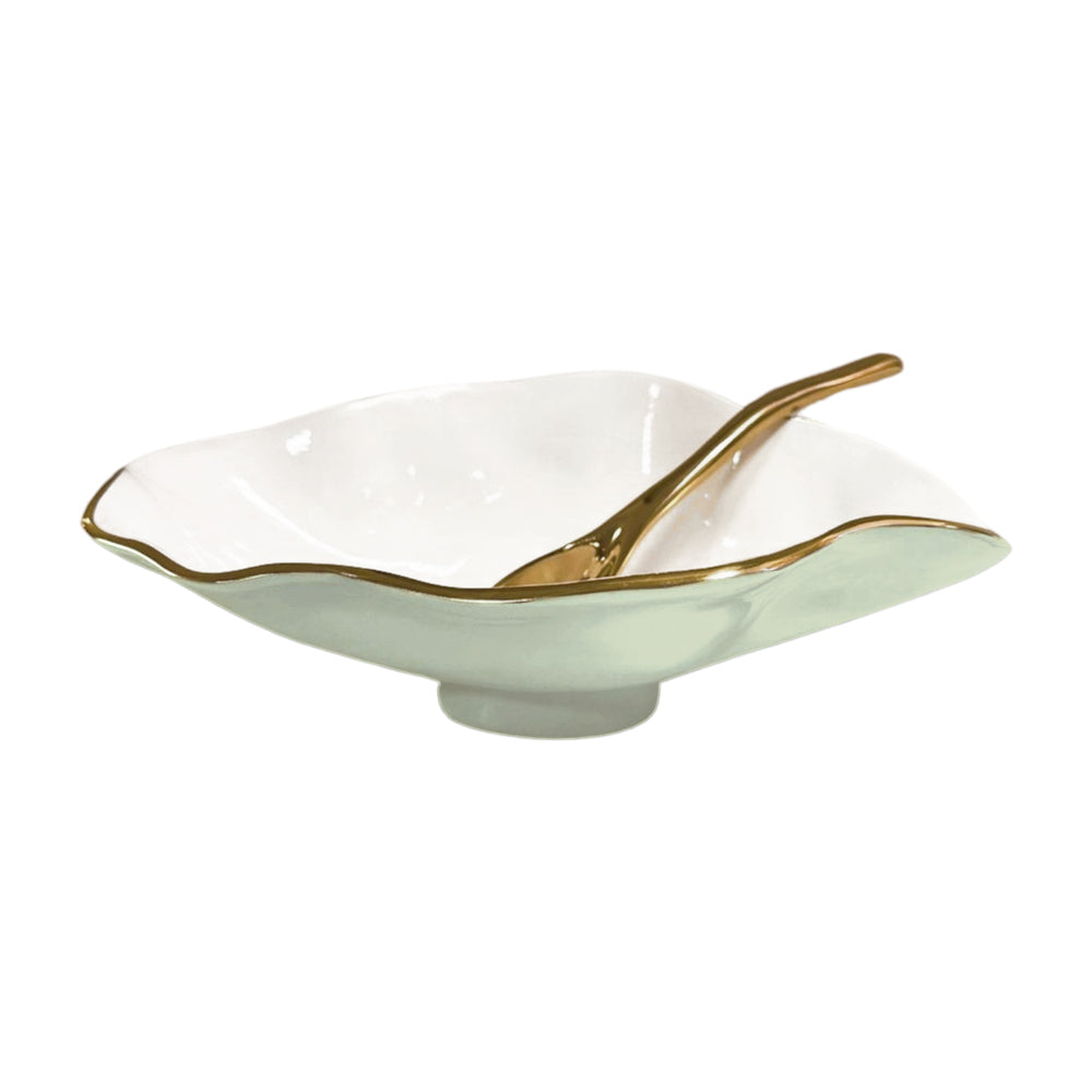 beatriz-ball-wholesale-encanto-claire-small-oval-bowl-with-spoon-pistachio-white-and-gold