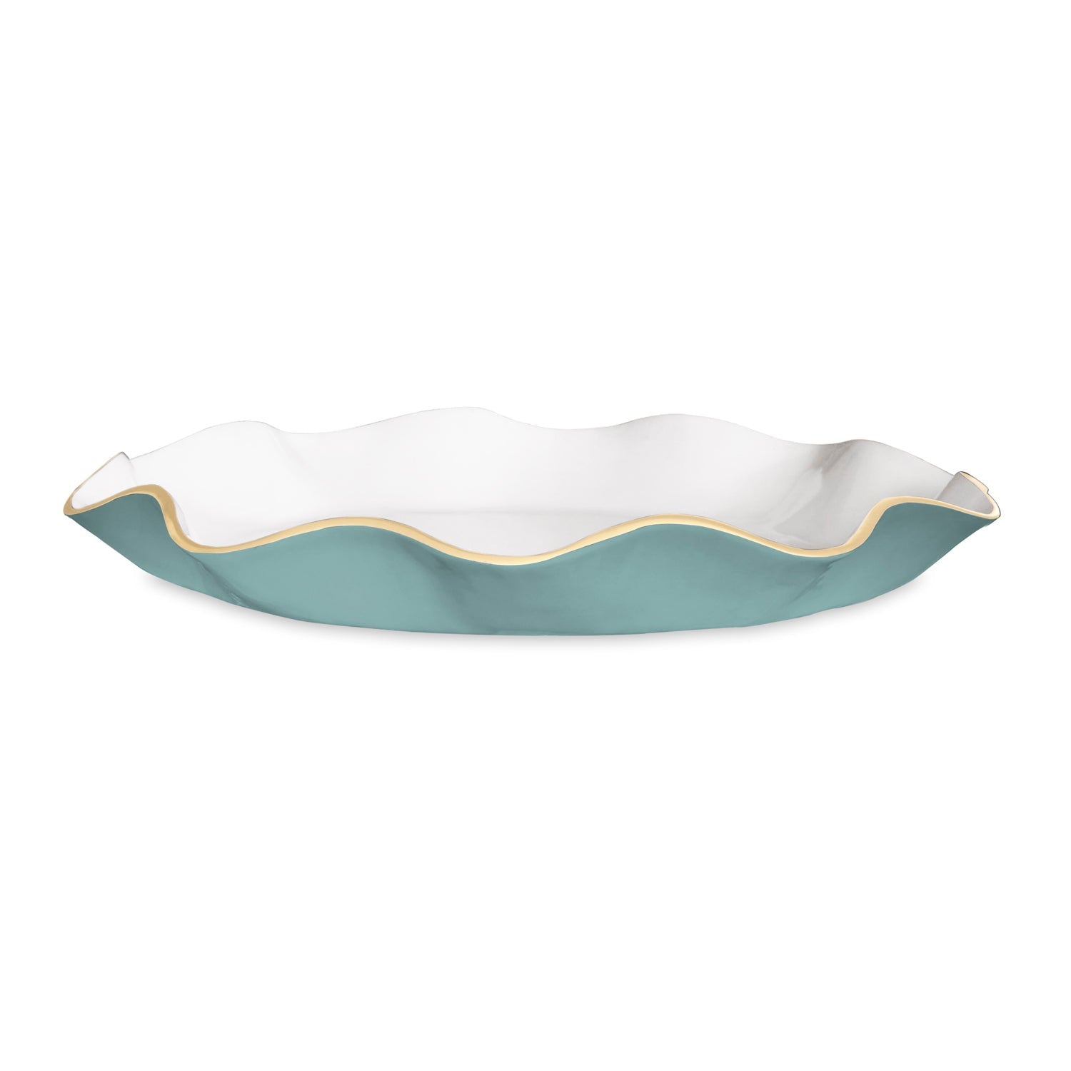 encanto-carola-large-round-platter-turquoise-and-white