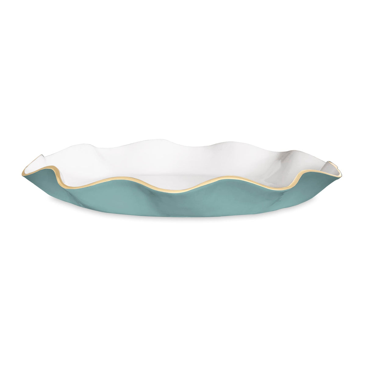 encanto-carola-large-round-platter-turquoise-and-white