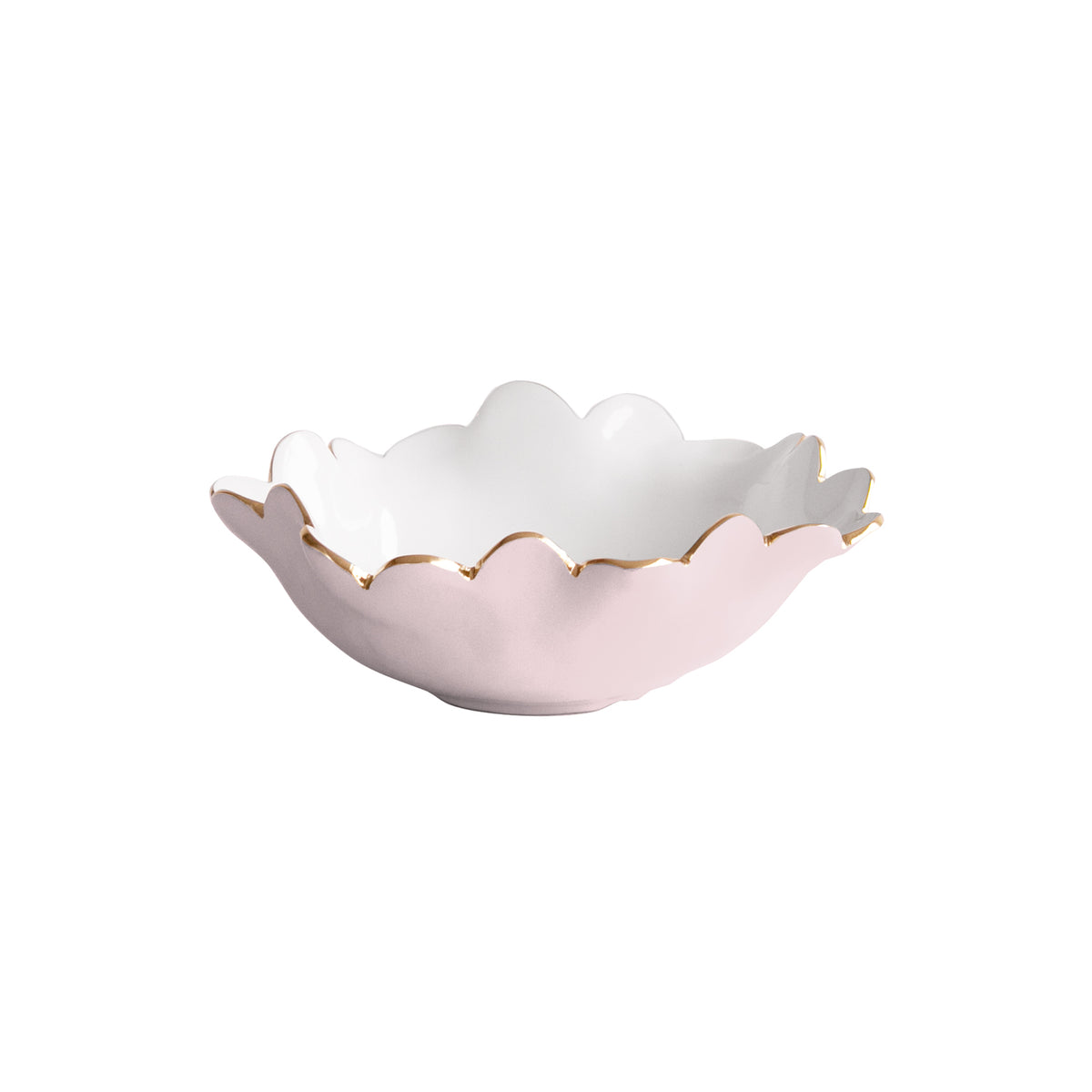 ENCANTO Colette Mini Round Bowl (Camellia and White)