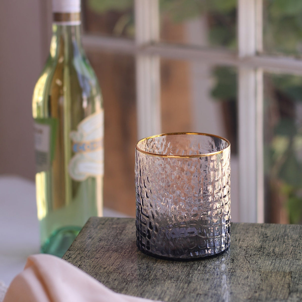 beatriz-ball-wholesale-glass-croc-double-old-fashioned-with-gold-rim-set-of-4-smoke-grey