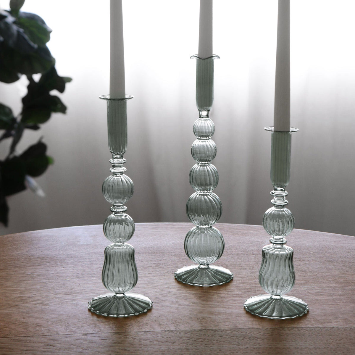 beatriz-ball-wholesale-glass-cambridge-olivia-12-candlestick-holder-set-of-2-light-green