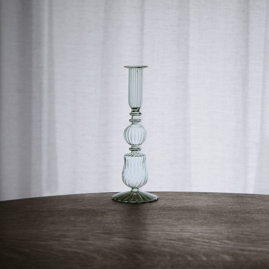beatriz-ball-wholesale-glass-cambridge-sophia-9-candlestick-holder-set-of-2-light-green