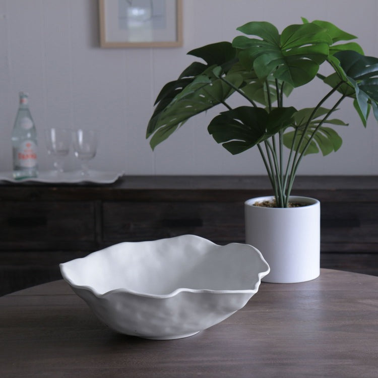 VIDA Nube Large Round Bowl (White)
