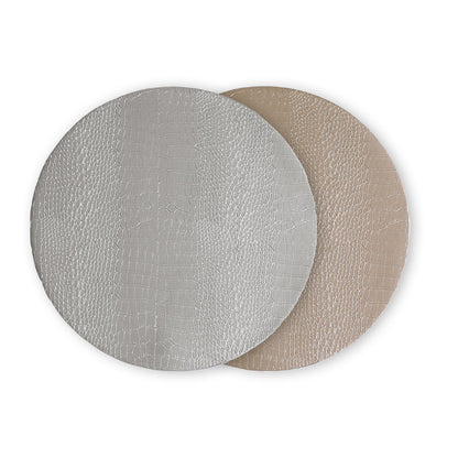 beatriz-ball-wholesale-vida-croc-reversible-16-round-placemats-set-of-4-silver-and-gold