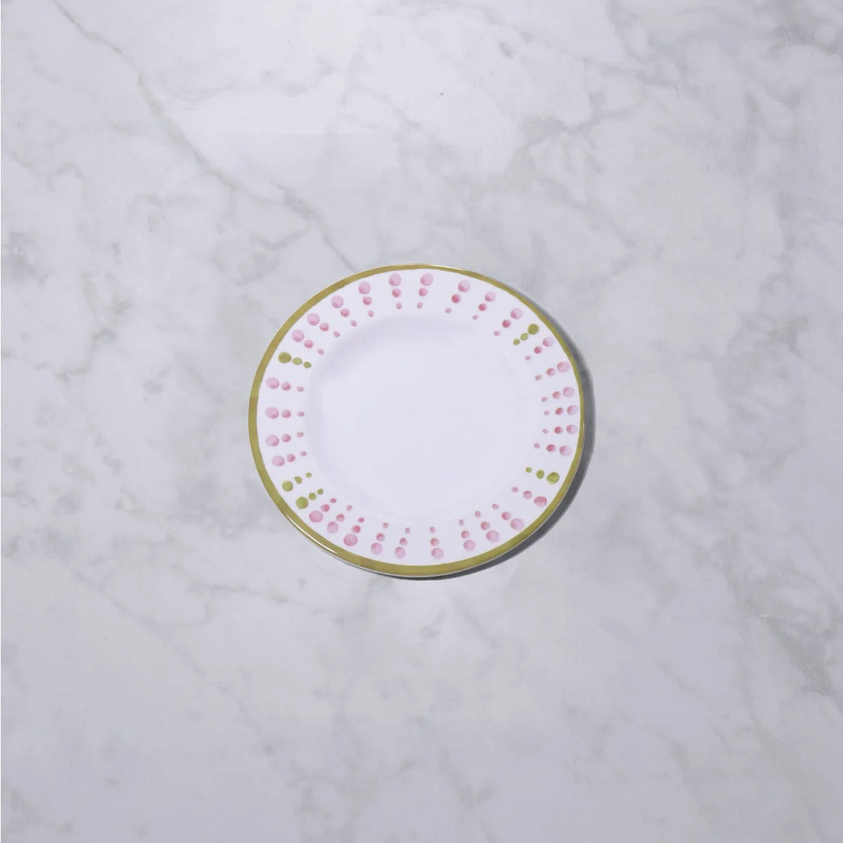 beatriz-ball-wholesale-vida-athena-salad-plate-9-25-set-of-4-pink-and-green-dots