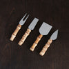 beatriz-ball-wholesale-vida-bamboo-stainless-cheese-set-of-4-silver-and-natural