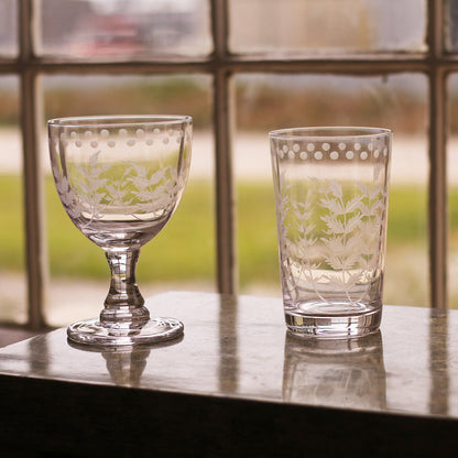 beatriz-ball-wholesale-glass-fern-with-dots-all-purpose-set-of-4-clear