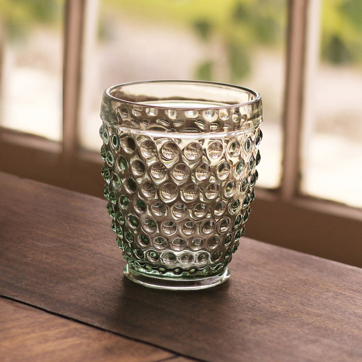 beatriz-ball-wholesale-glass-hobnail-double-old-fashioned-set-of-4-moss-green