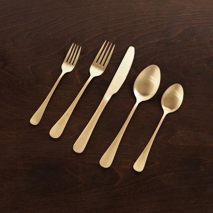 beatriz-ball-wholesale-vida-droplet-stainless-flatware-set-of-5-full-brushed-champagne-gold