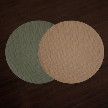 beatriz-ball-wholesale-vida-snakeskin-reversible-15-round-placemats-set-of-4-medium-green-and-tan