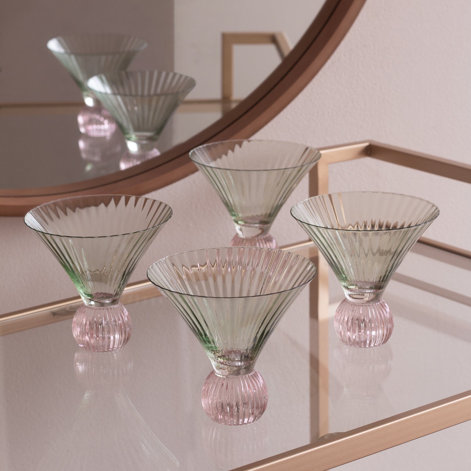 beatriz-ball-wholesale-glass-venice-martini-set-of-4-green-and-pink