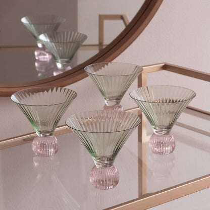 beatriz-ball-wholesale-glass-venice-martini-set-of-4-green-and-pink