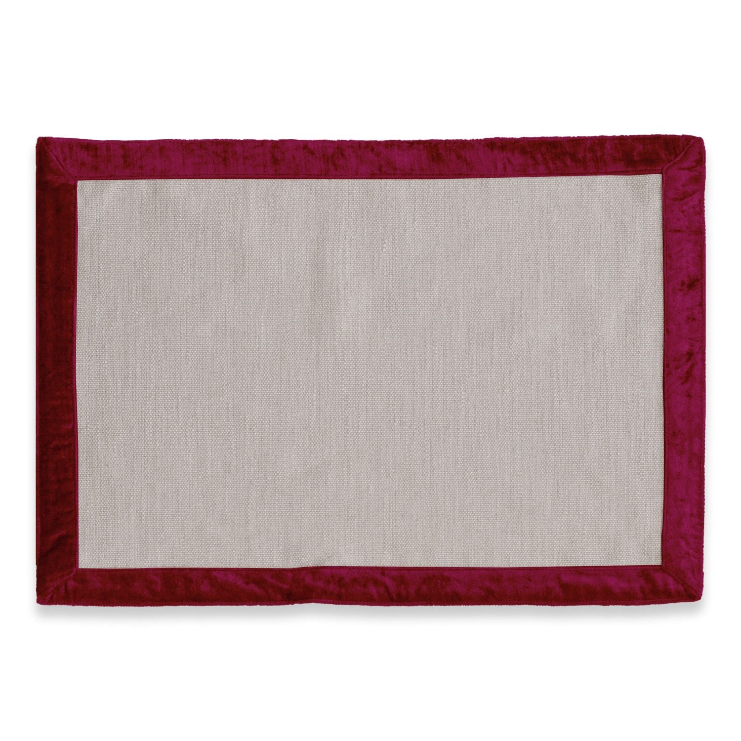 linens-velluto-napkins-with-border-set-of-4-beige-and-red