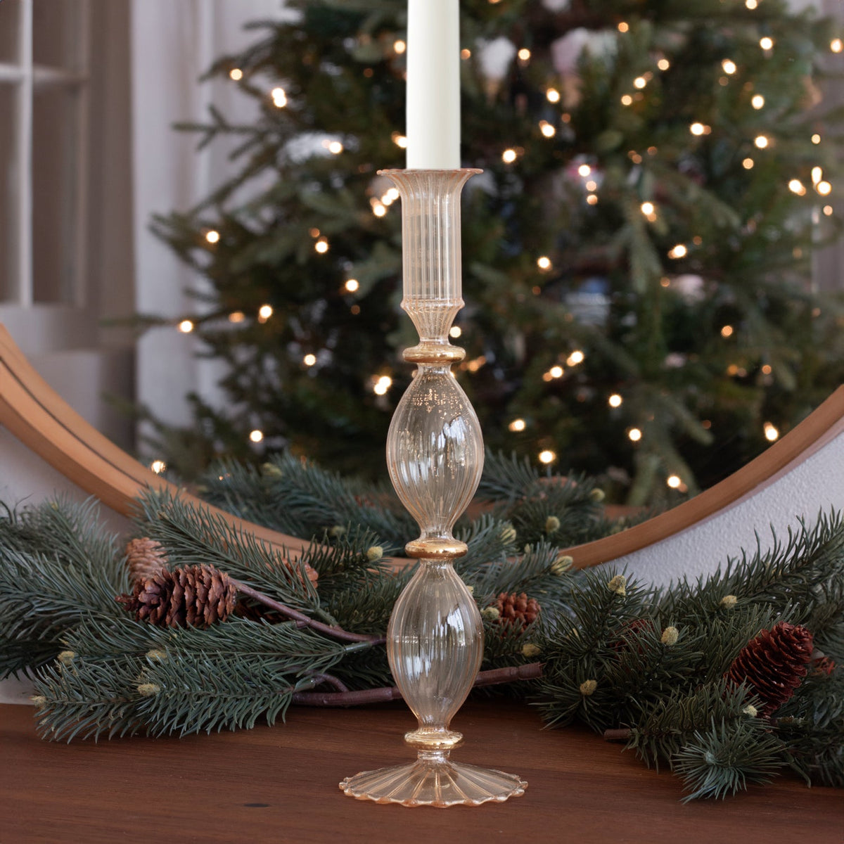 beatriz-ball-wholesale-glass-cambridge-beryl-10-candlestick-holder-set-of-2-champagne-and-gold