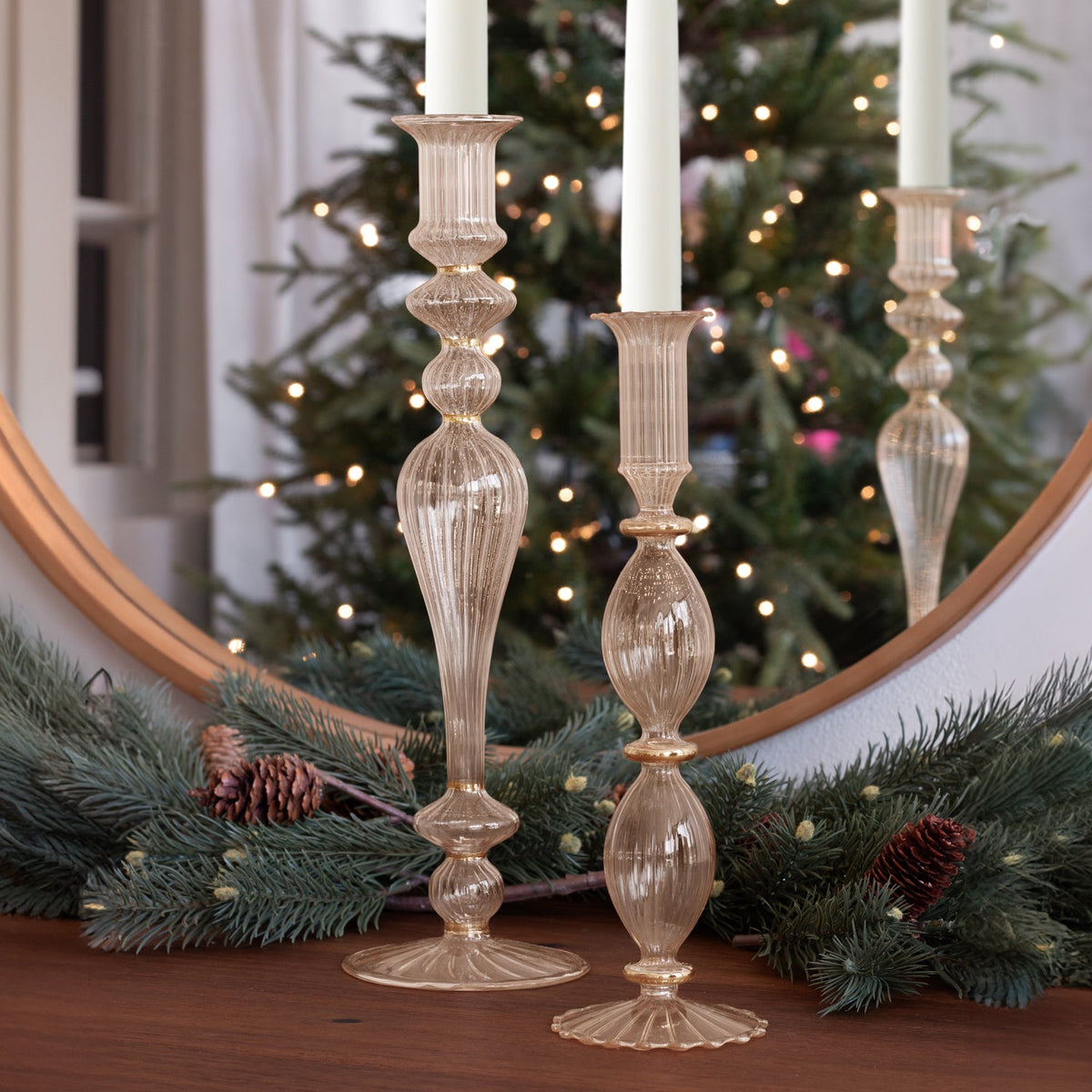 beatriz-ball-wholesale-glass-cambridge-beryl-10-candlestick-holder-set-of-2-champagne-and-gold