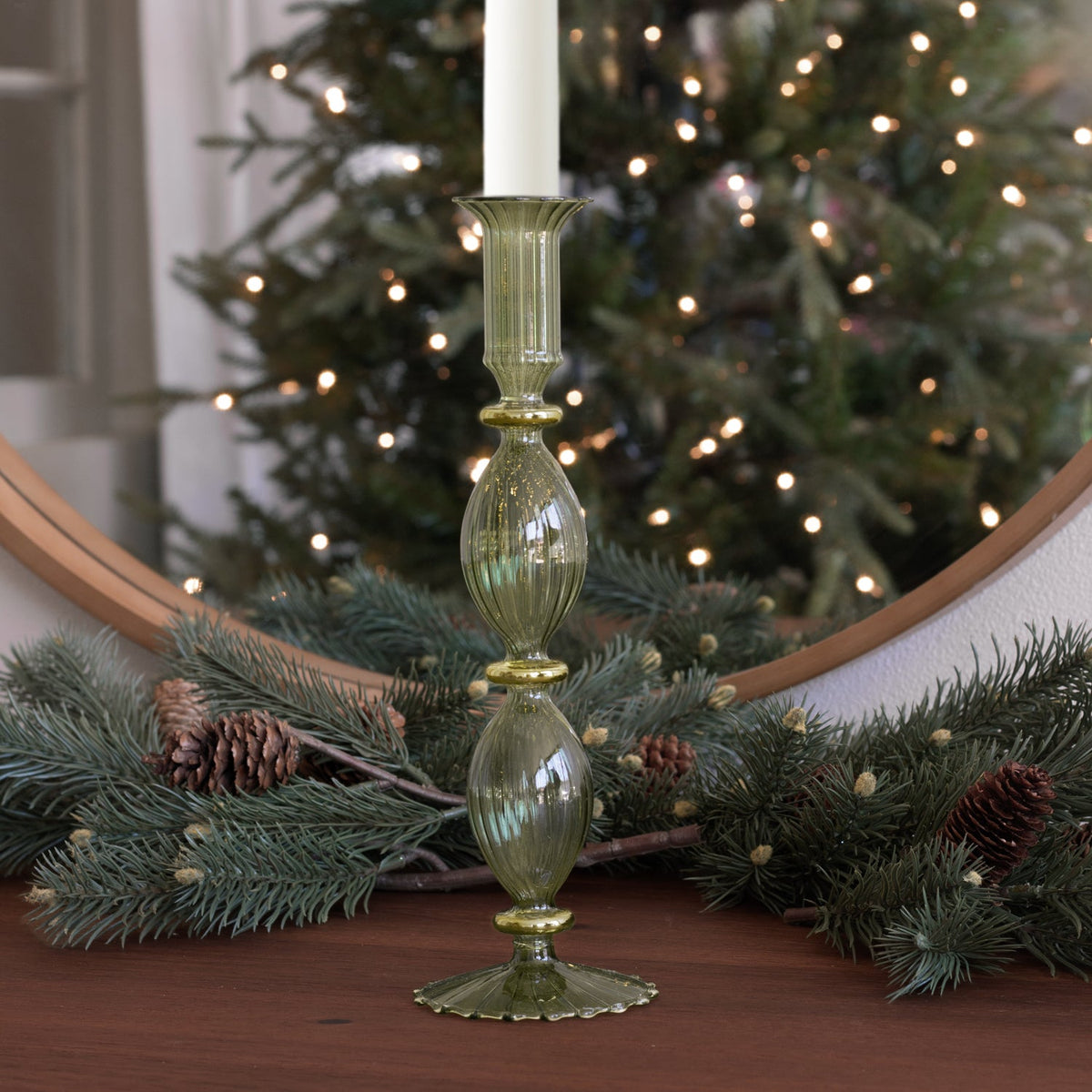 beatriz-ball-wholesale-glass-cambridge-beryl-10-candlestick-holder-set-of-2-green-and-gold