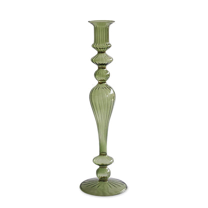 beatriz-ball-wholesale-glass-cambridge-josephine-13-5-candleholder-set-of-2-green-and-gold
