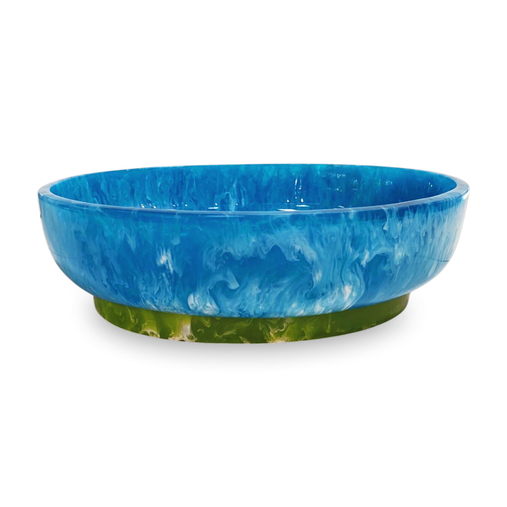beatriz-ball-wholesale-resin-rio-large-oval-bowl-with-base-blue-and-green