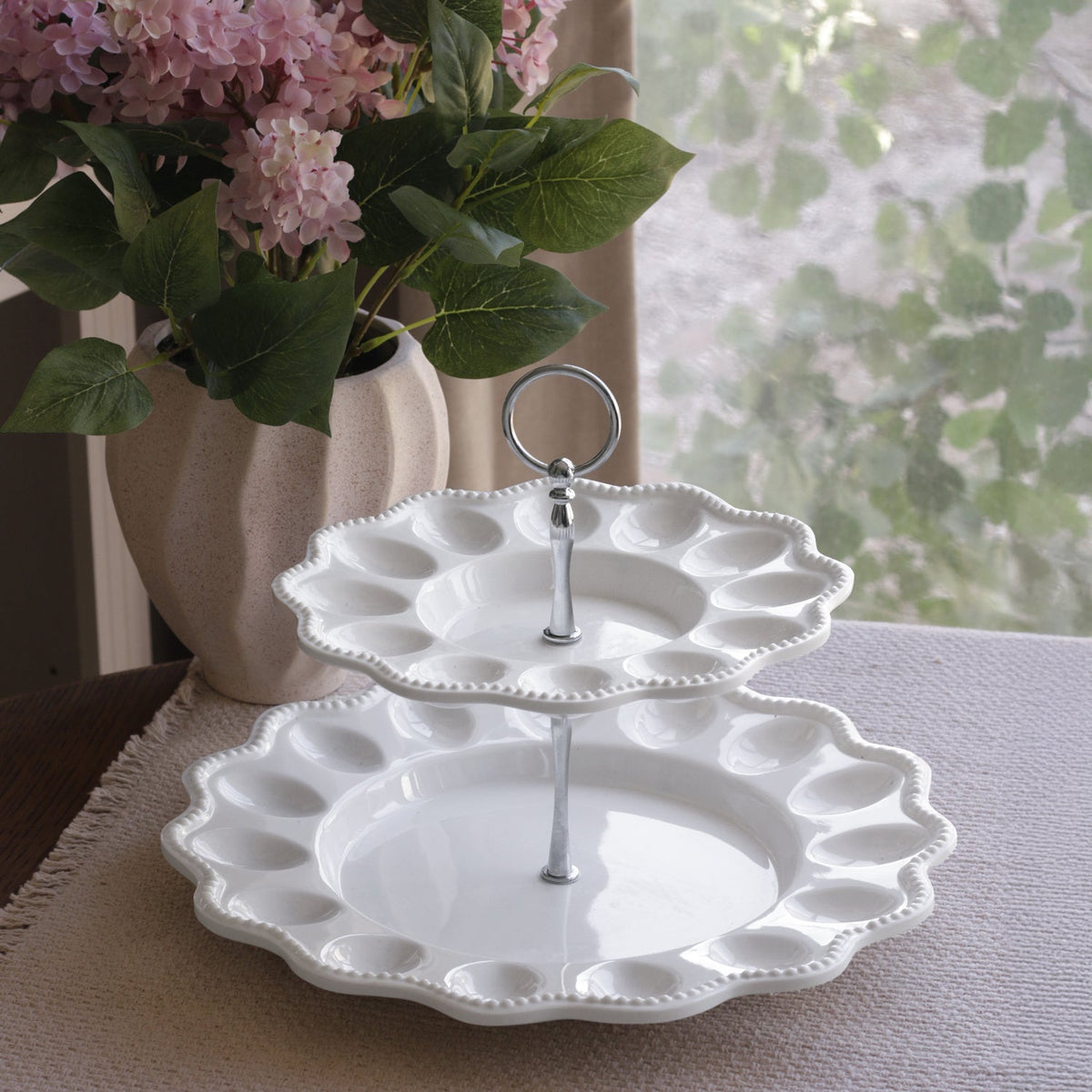 vida-alegria-two-tiered-egg-server-white