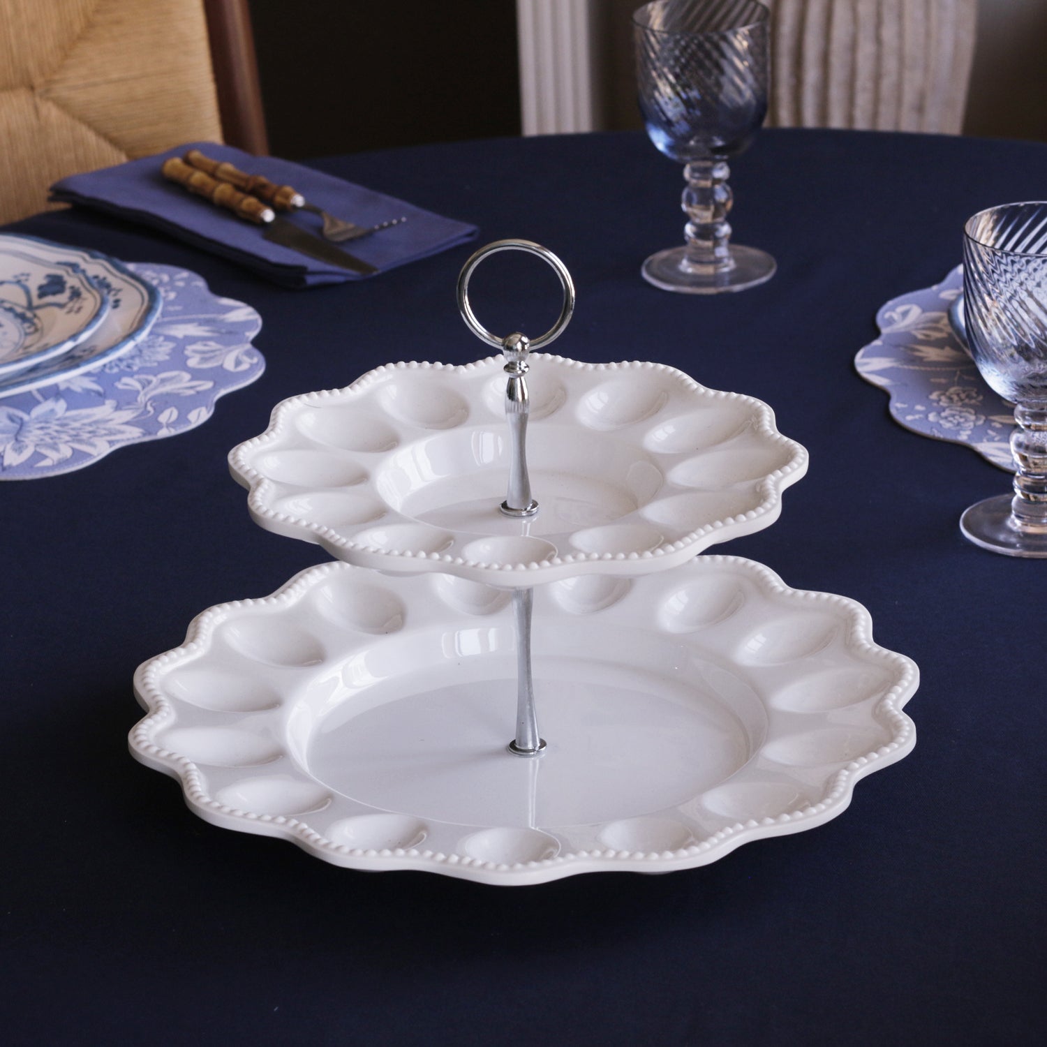 vida-alegria-two-tiered-egg-server-white