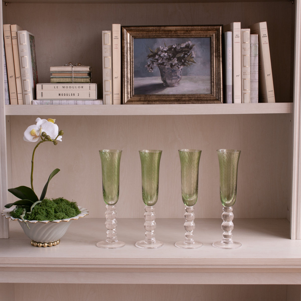 glass-french-swirl-champagne-flute-set-of-4-green