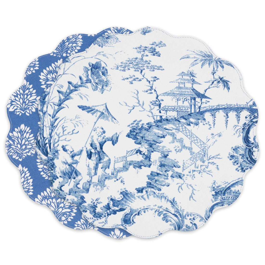vida-chinoiserie-reversible-round-placemats-set-of-4-blue-white