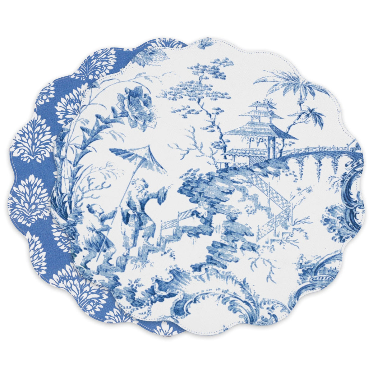 vida-chinoiserie-reversible-round-placemats-set-of-4-blue-white