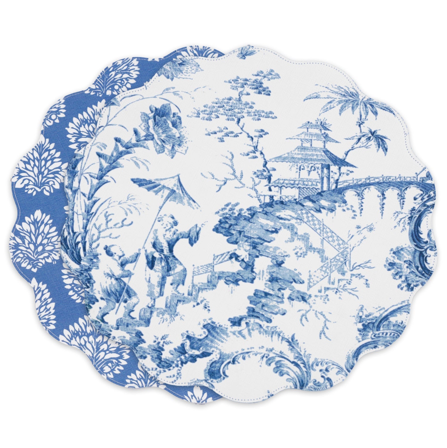vida-chinoiserie-reversible-round-placemats-set-of-4-blue-white