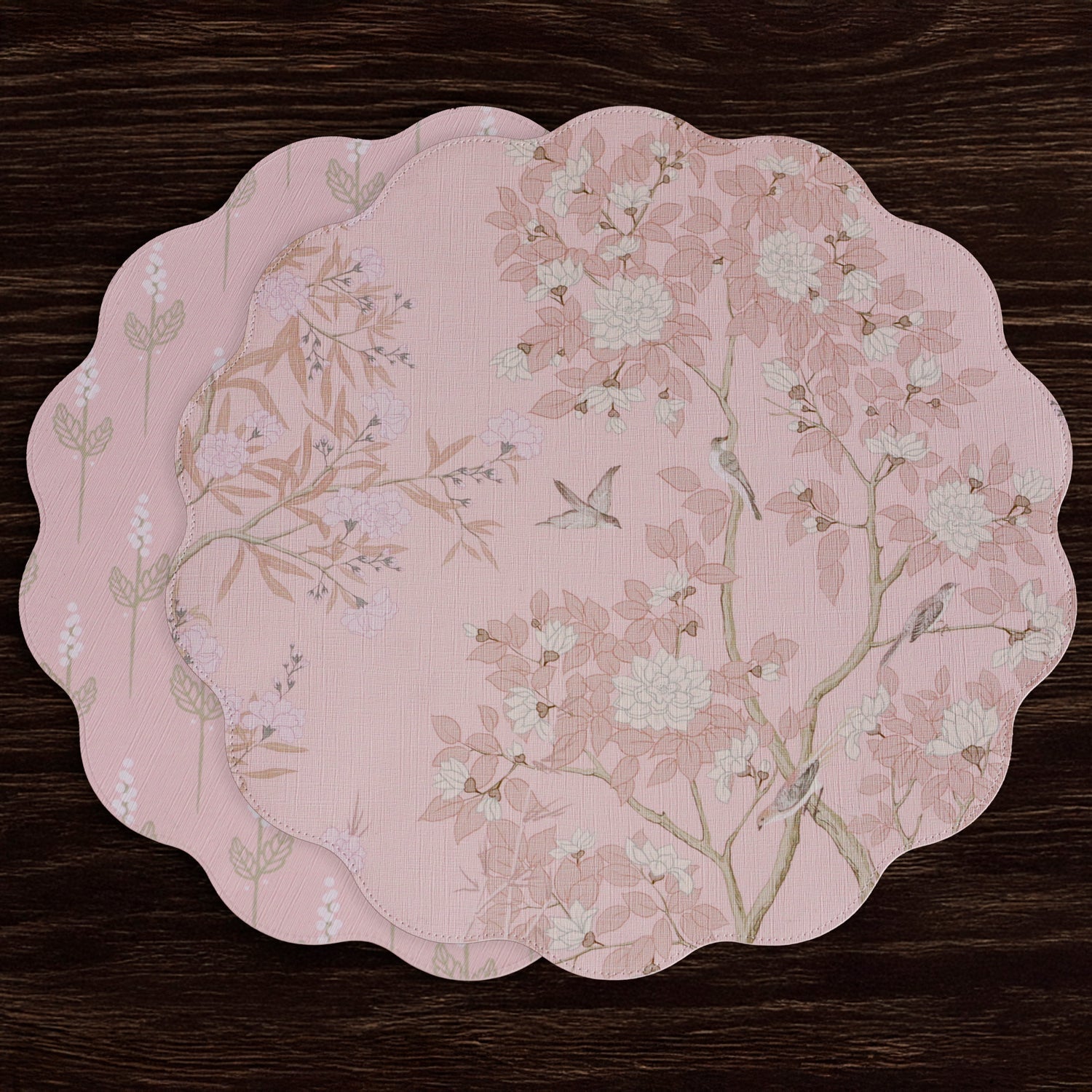 vida-chinoiserie-reversible-round-placemats-set-of-4-pink-white