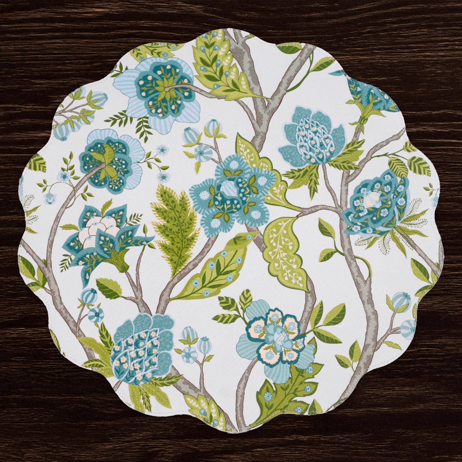 vida-blooms-branches-reversible-round-placemats-set-of-4-teal-green