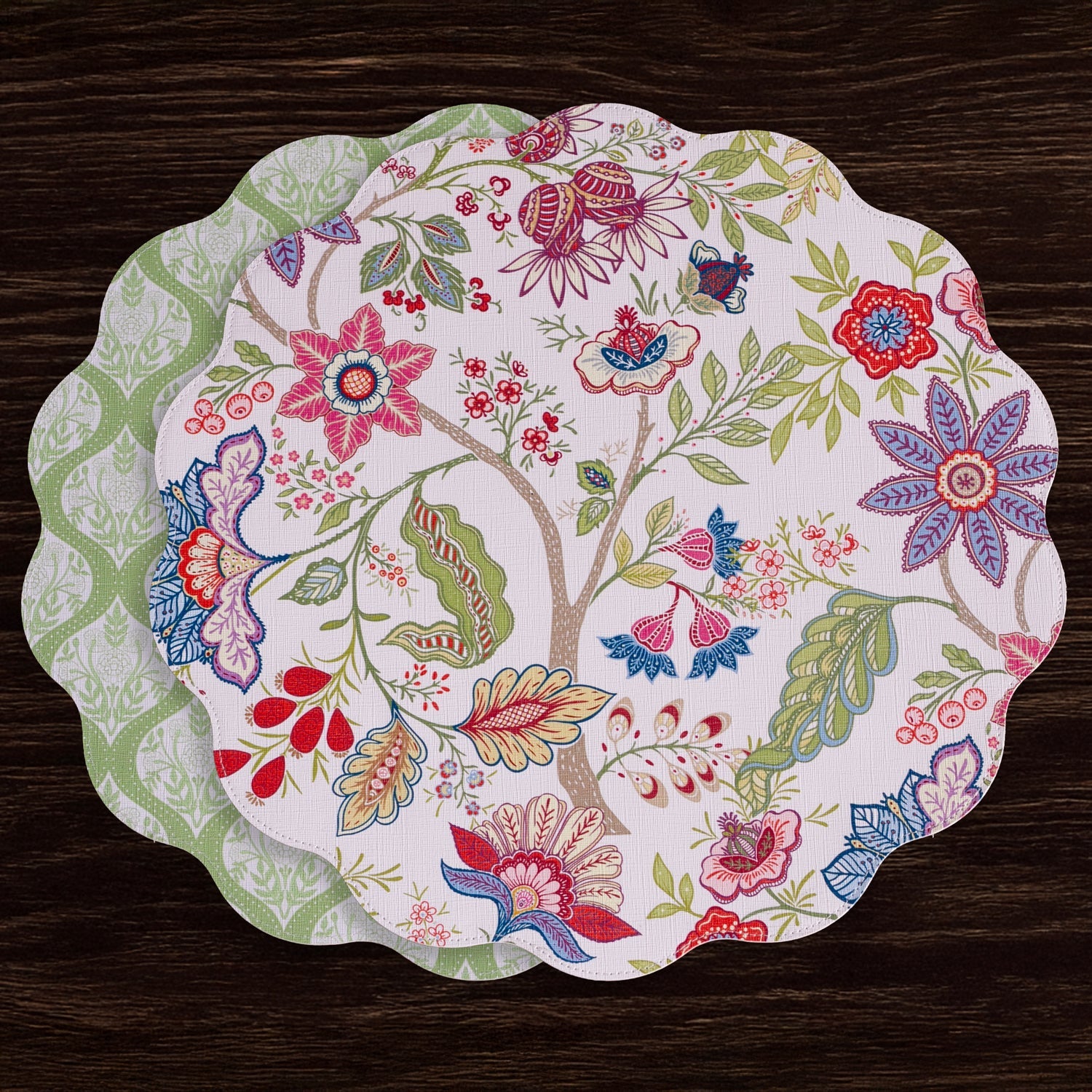 vida-blooms-branches-reversible-round-placemats-set-of-4-periwinkle-peach