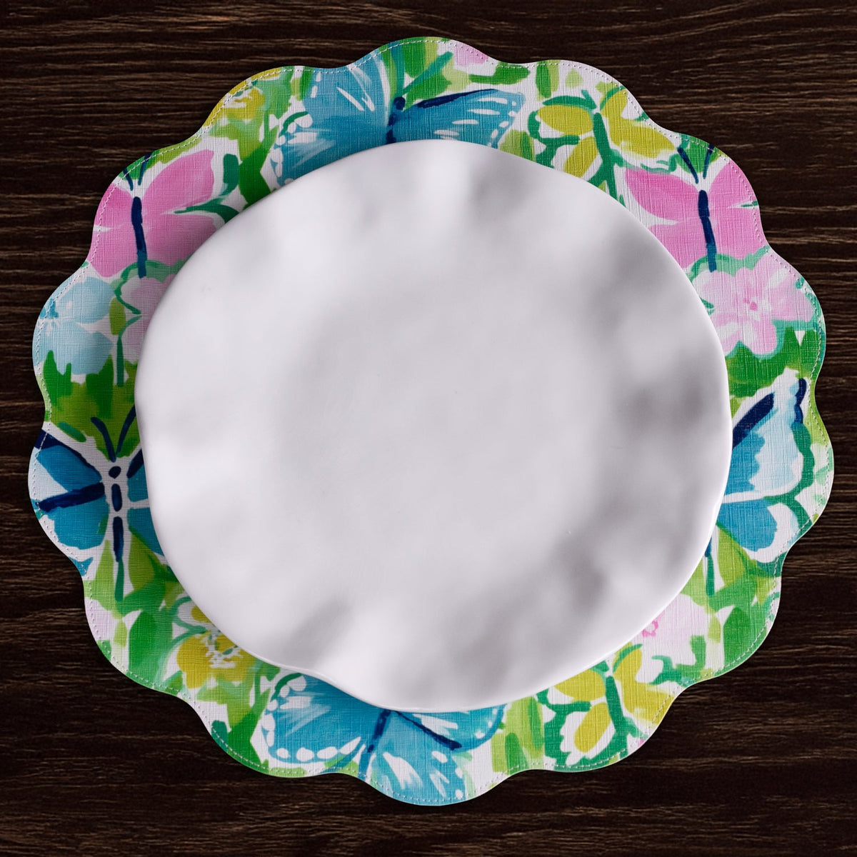 vida-butterfly-garden-flowers-reversible-round-placemats-set-of-4-pastel