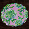 vida-hydrangeas-daisies-reversible-round-placemats-set-of-4-pink-green