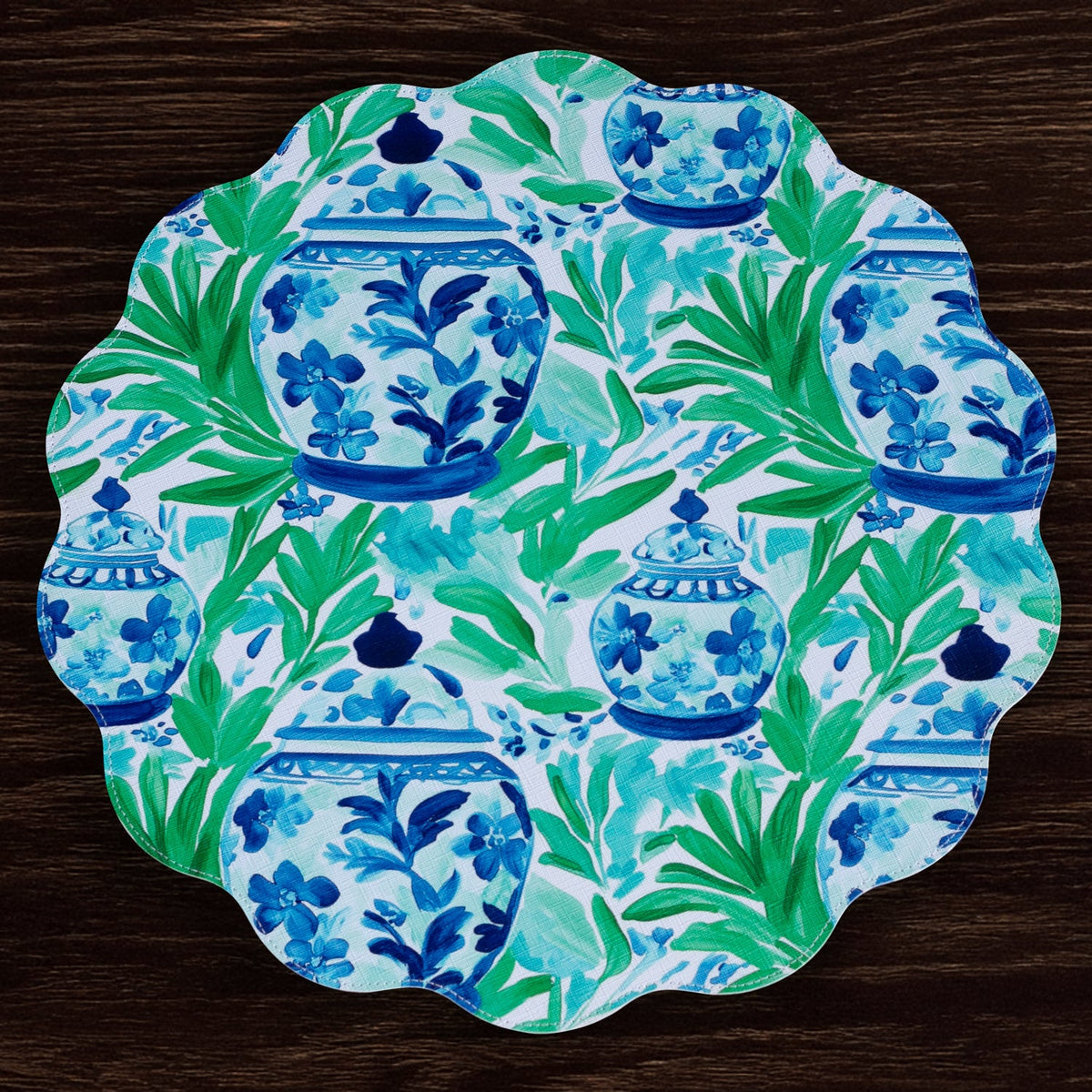 vida-ginger-jar-butterflies-reversible-round-placemats-set-of-4-blue-green