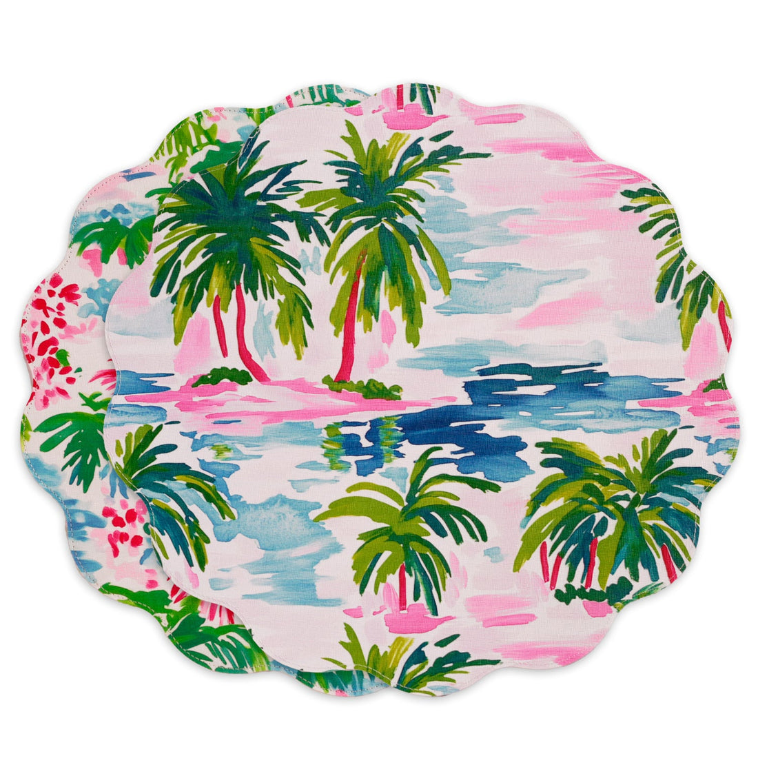 vida-palm-trees-reversible-round-placemats-set-of-4-multi
