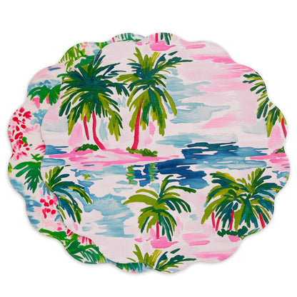 vida-palm-trees-reversible-round-placemats-set-of-4-multi